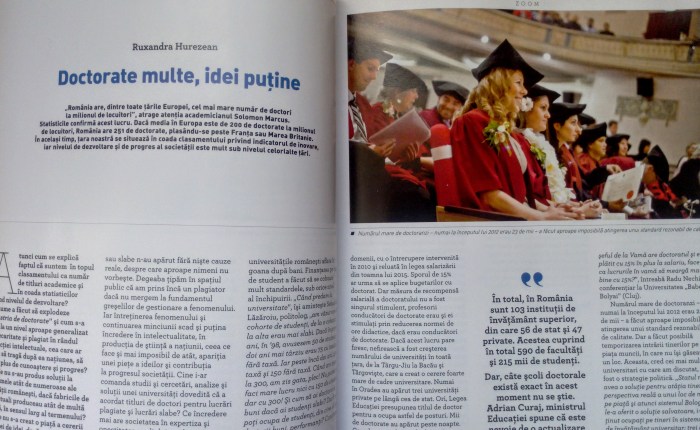 De ce avem multe doctorate și puțin&nbsp;progres